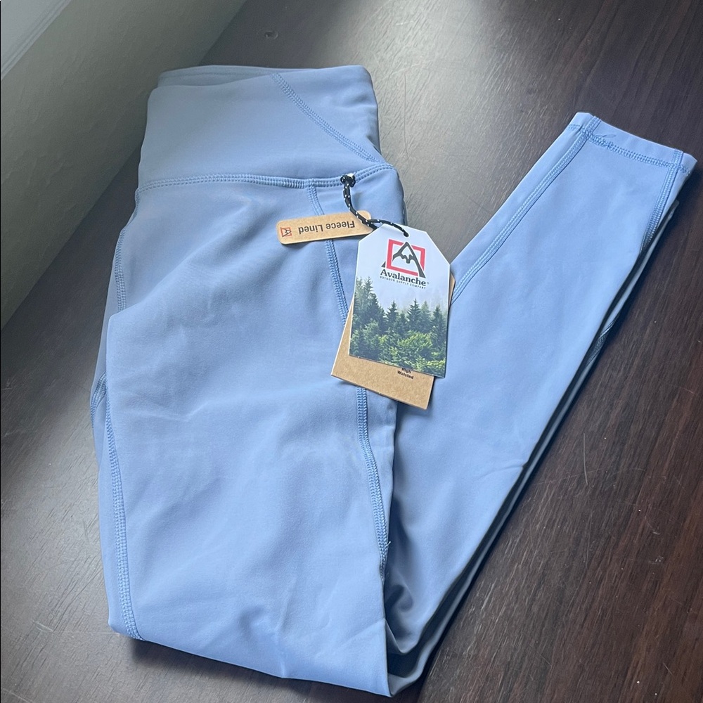 Avalanche Periwinkle Blue Fleece Active Leggings